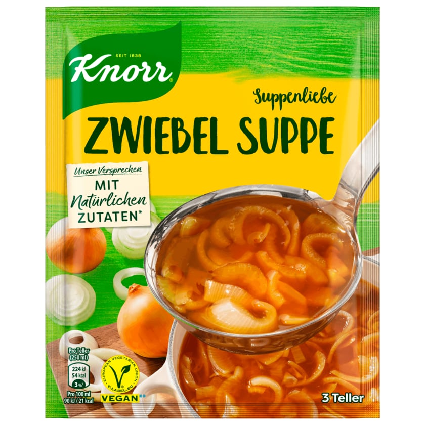 Knorr Suppenliebe Zwiebel Suppe 3 Teller